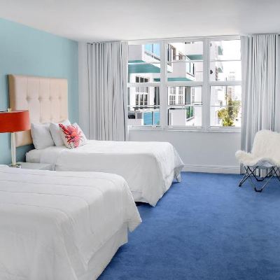 Deluxe Junior Suite with Two Double Beds Seacoast Suites on Miami Beach Promo Code