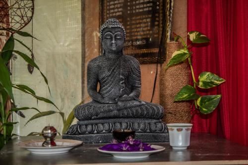 带山景的双人间