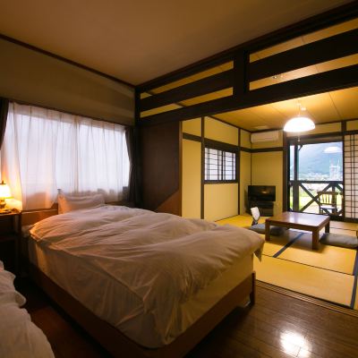 [42 Sqm]Superb View Japanese Style Room 10 Tatami Western-Style Room 8 Tatami Twin Room[Japanese-Western Room][Non-Smoking][Mountain View]
