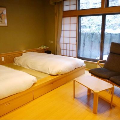 Detached Japanese-Style Room With Indoor Hot Spring Bath&Room (Futarishizuka Type, Shiki-Tei Wing)