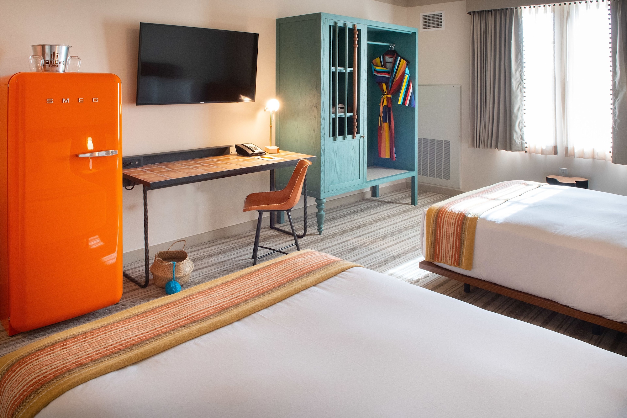 经典双人房， 2 张双人床