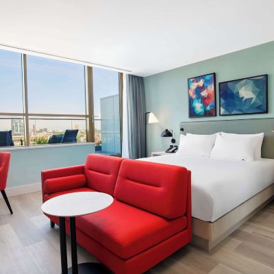 Premium King Bed with Sofa&Balcony Hyatt Place London City East Promo Code