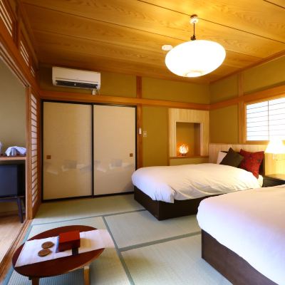 [Sennichiko] Twin Beds Room, Non Smoking 華灯りの宿 加命の湯 クーポン