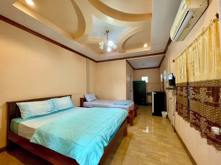 ห้องพักเดี่ยวมาตรฐานพร้อมระเบียง ติดสวนหย่อม