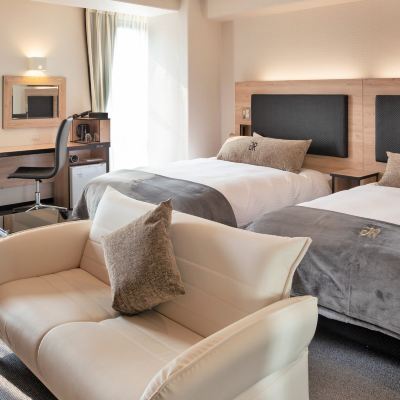 可吸菸/尊貴雙床房 36至40平方米 久留米綠富飯店優惠