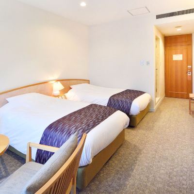 [Non-Smoking]Western-Style Twin Room / 28 Square Meters (Antibacterial Carpet) [Twin Room] [Non-Smoking] [Mountain View] ホテル高千穂 クーポン