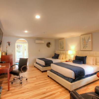 Extra Deluxe Room with Two Queen Beds and Deck Pleasant Bay Village Resort Promo Code