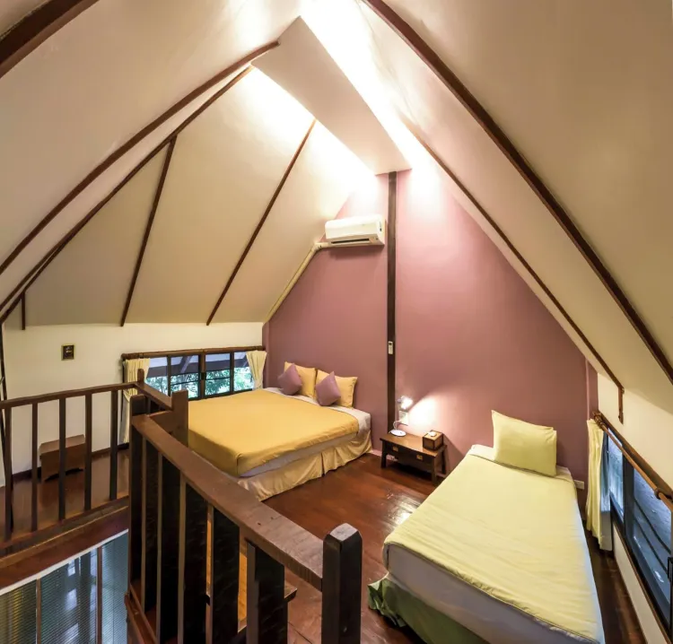 Standard Duplex, Patio, Garden View