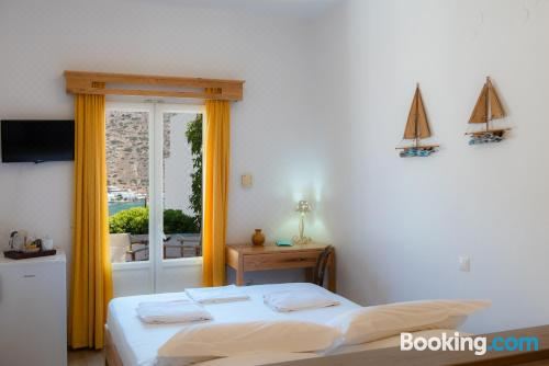 标准双人房，局部海景