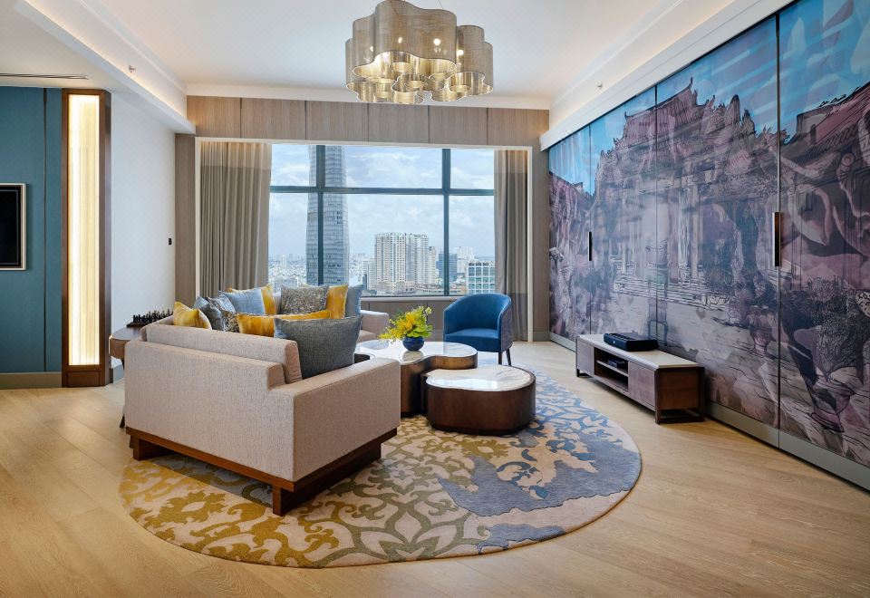 可使用俱樂部休息室，三臥室總統套房