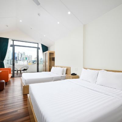 豪華家庭間 - 帶陽台 西貢阿古屋中心飯店優惠