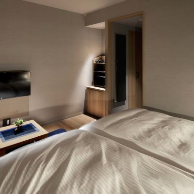 [203]ハリウッドツインルーム ALPHABED INN 高松駅前 クーポン