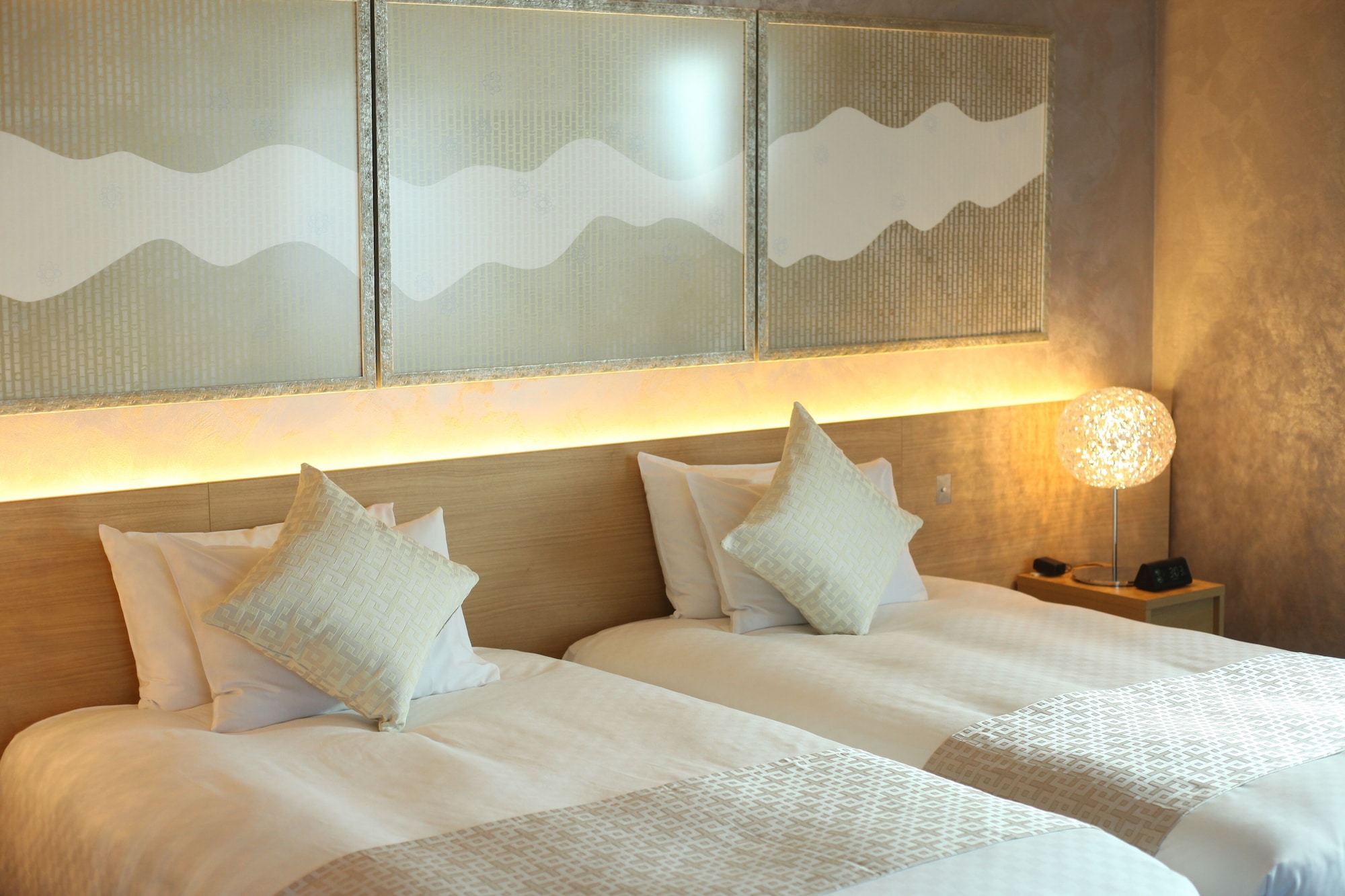 云母唐长银月主题双床房