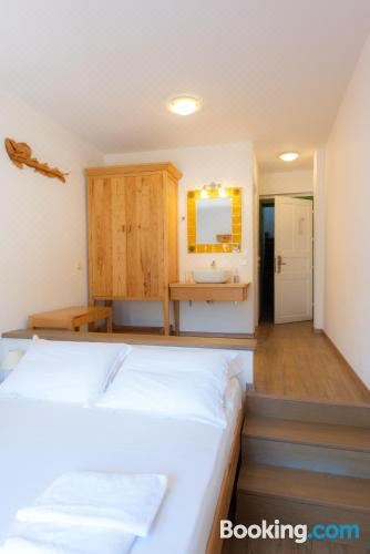 标准双人房，局部海景