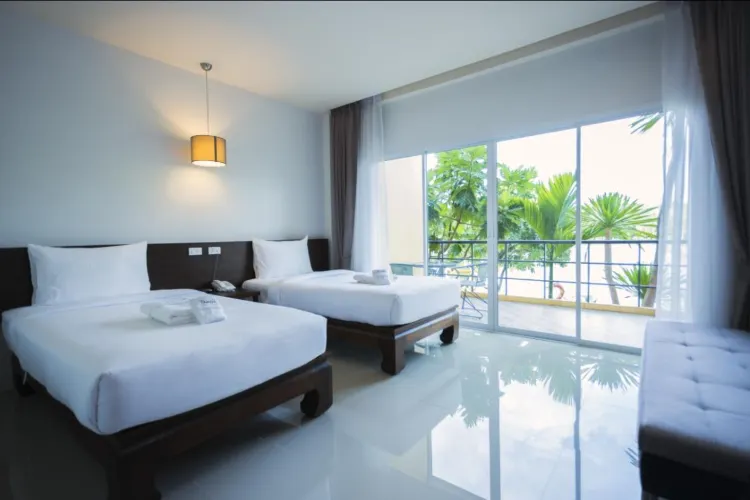 ห้องดีลักซ์พร้อมเตียงควีนไซส์ 1 เตียง