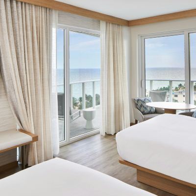 Ocean View 2 Queen Room with Wraparound balcony AC Hotel by Marriott Fort Lauderdale Beach Promo Code