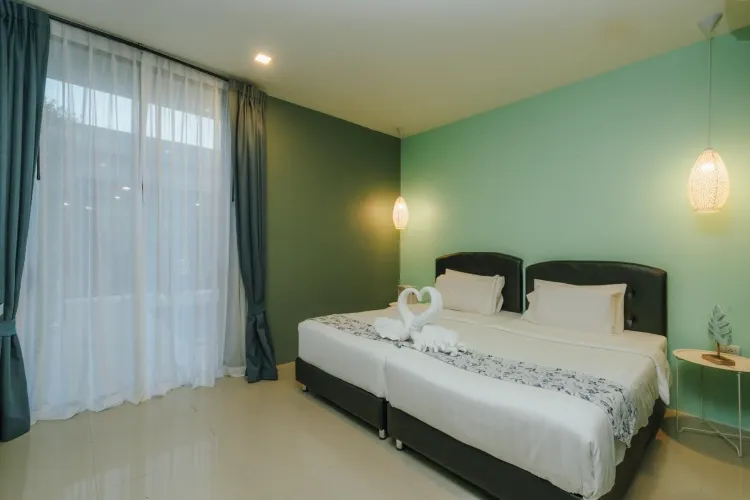 ห้องสแตนดาร์ด เตียงใหญ่หรือเตียงแฝด