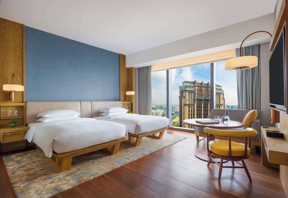 Andaz Singapore2 Twin Beds With Heritage View