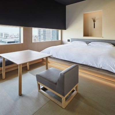 [施設は現在工事中] シティビューダブルルーム(禁煙)(高層階) ONSEN RYOKAN 由縁 新宿 クーポン