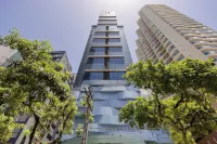 Stay Home Luxo | 1Min Praia Gonzaga | Rooftop, Piscina, Sauna & Gym