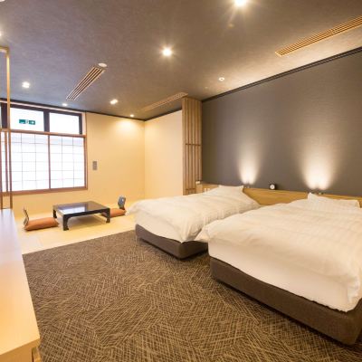 和洋式スーペリアルーム(浴室) 和モダン湯宿ゆとりろ別府 クーポン