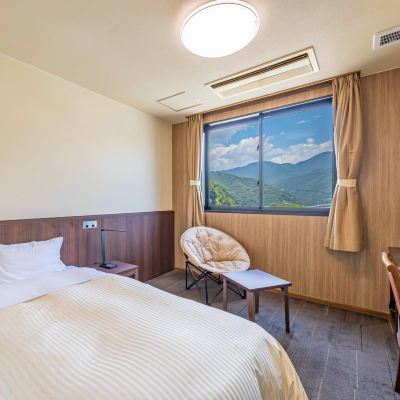 [Non-Smoking] Mountain-Side Twin Room With Free Wi-Fi [Standard] [Twin Room] [Non-Smoking] Hotel Nami Promo Code