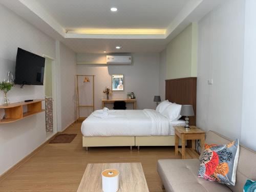 带露台的双人房