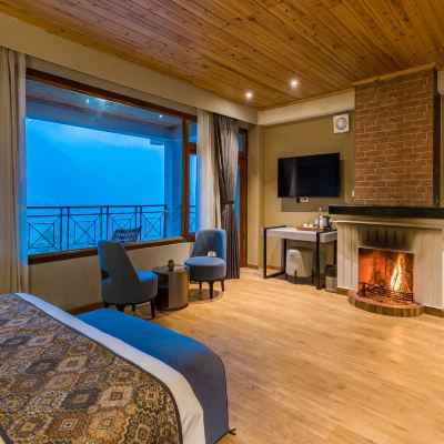 Luxury Room with Balcony and Fireplace Alpine Village Resort Promo Code