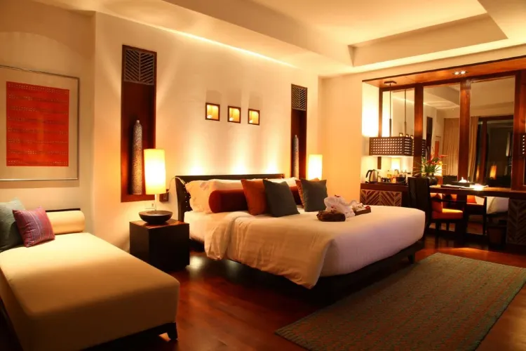 ห้องดีลักซ์พร้อมทางเข้าสระว่ายน้ำ