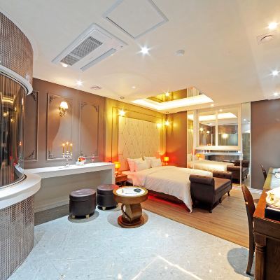 라지 스위트 킹 침대 1개 (욕조) Mokpo Zara Hotel 쿠폰