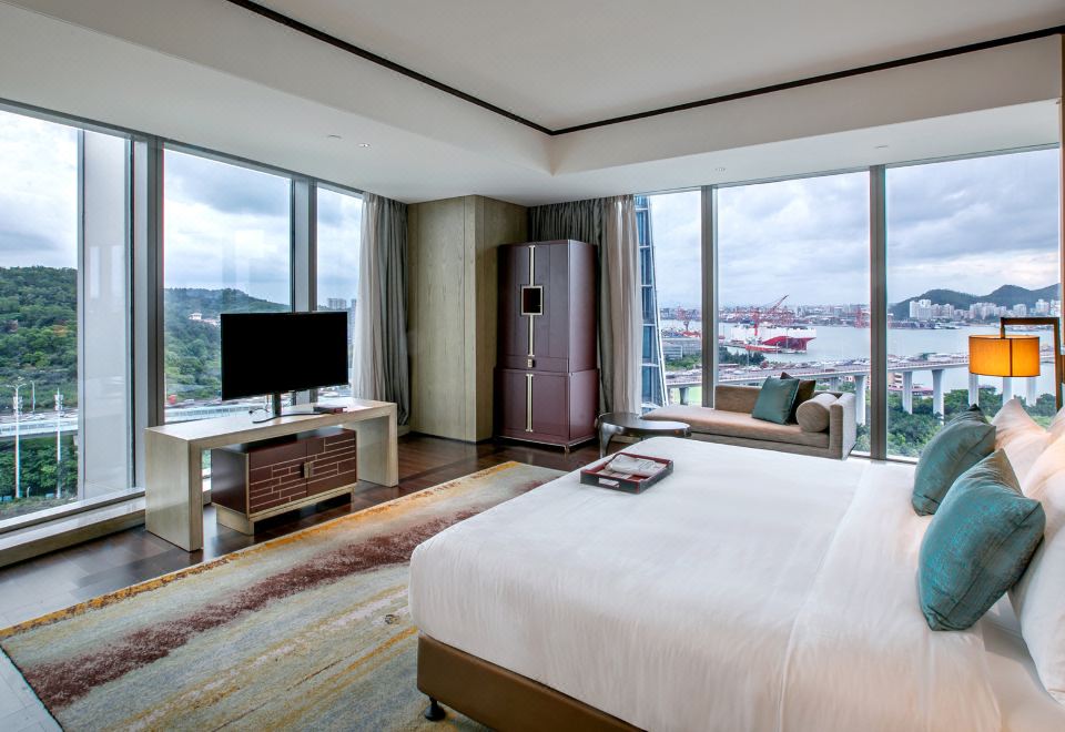 豪华海沧大桥景观超大床（270°桥景揽山海维港）