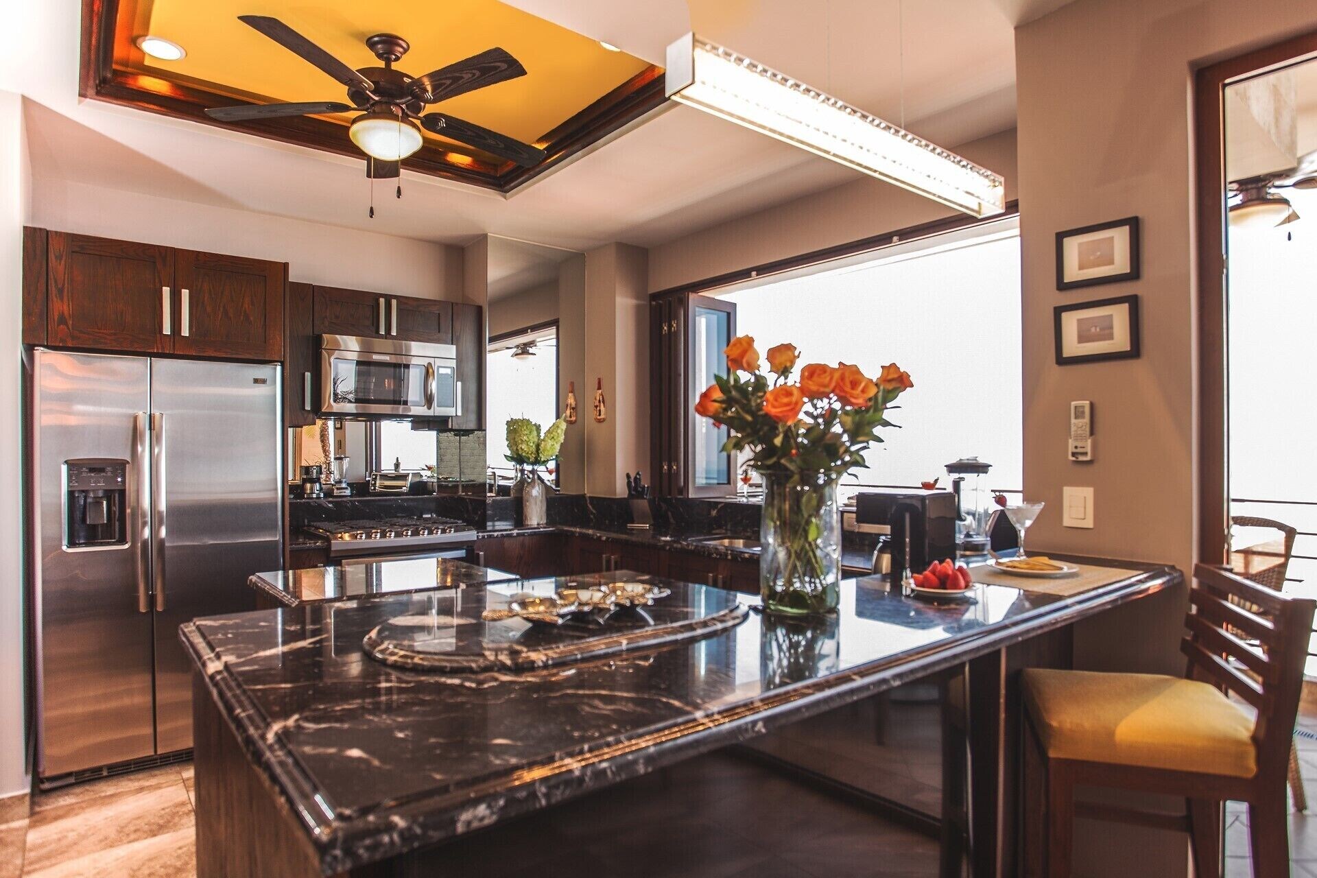 奢华顶层房， 2 间卧室， 海洋景观