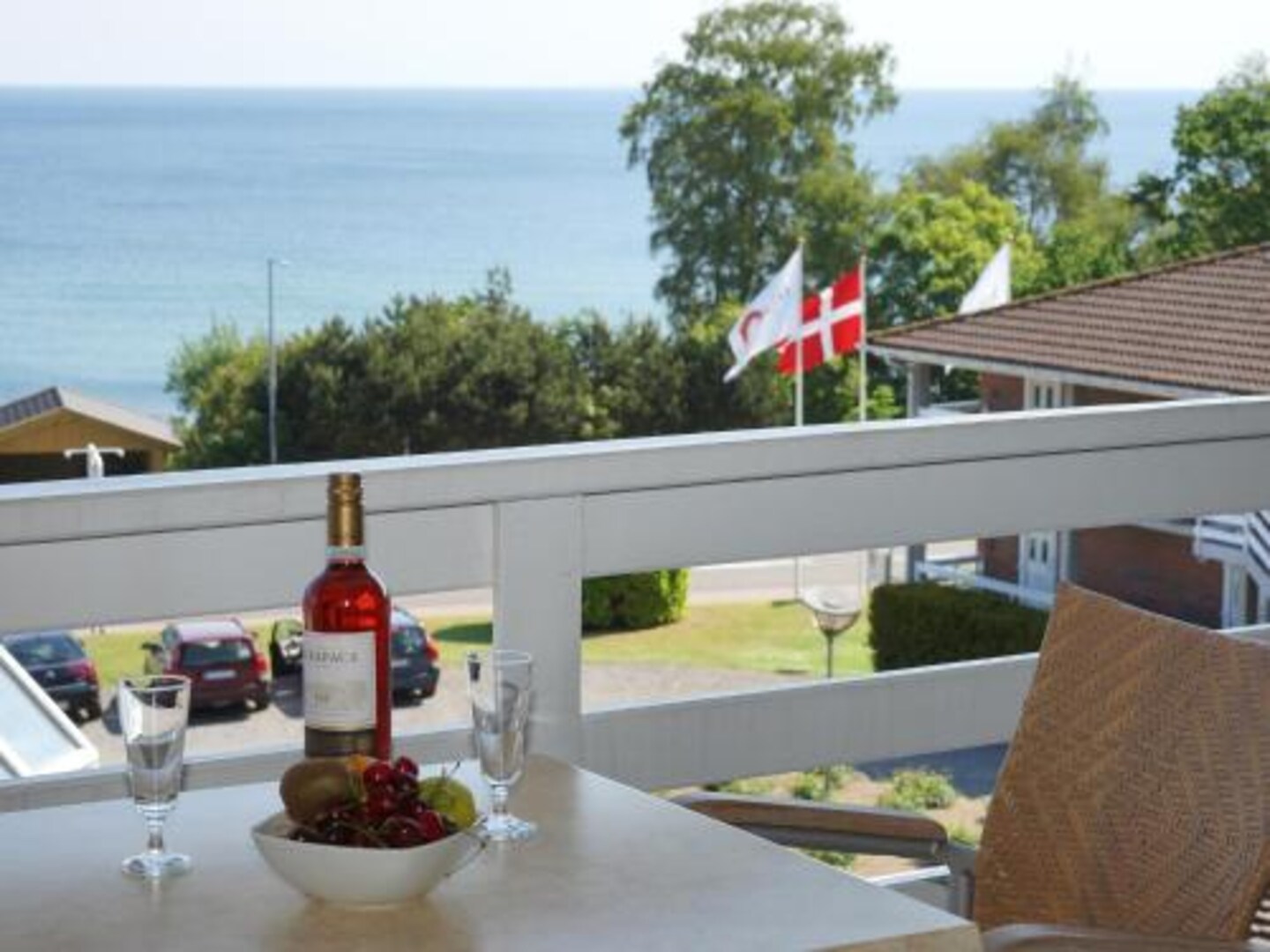 带海景的双人房