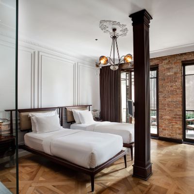 Deluxe Twin Room, 2 Twin Beds, Balcony, Garden View Georges Hotel Galata Promo Code