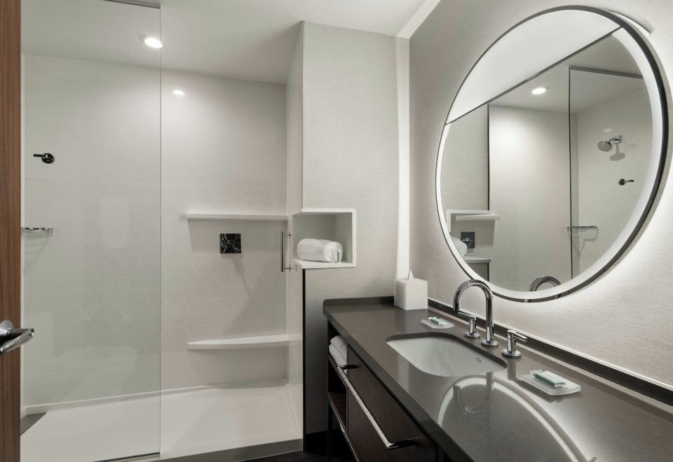 一臥室特大床套房 - 帶梳化床