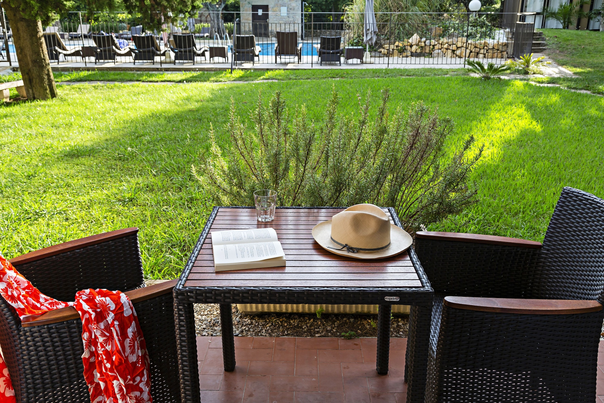 带露台的双人房