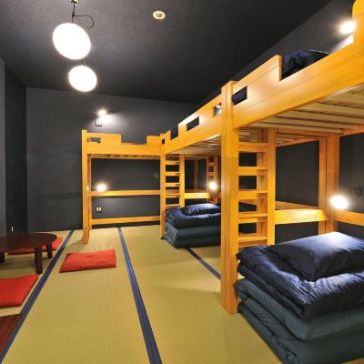 無窗日式六人房（帶公用浴室） 考山世界難波旅舍優惠