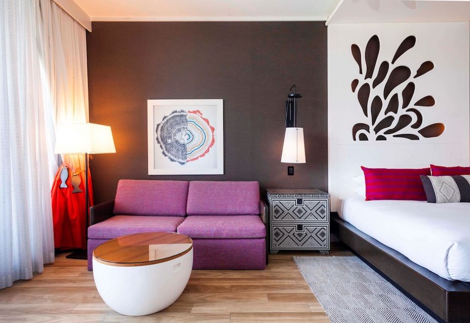 1張特大床 基本 北面聲音景觀