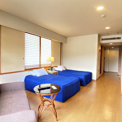 新館西洋風ルーム ストリートビュー 13階 [スタンダード] [ツインルーム] [禁煙] [マウンテンビュー] [ナイトライフビュー] [リバービュー] 下呂温泉　ホテルくさかべアルメリア クーポン