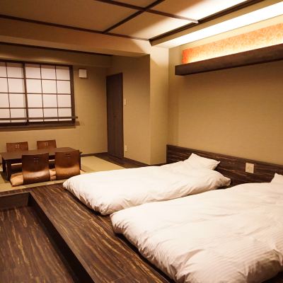 和洋折衷スタイル部屋眺望あり [和洋室] [禁煙] [ナイトライフビュー] 絶景掛け流しの宿　熱海月右衛門 クーポン