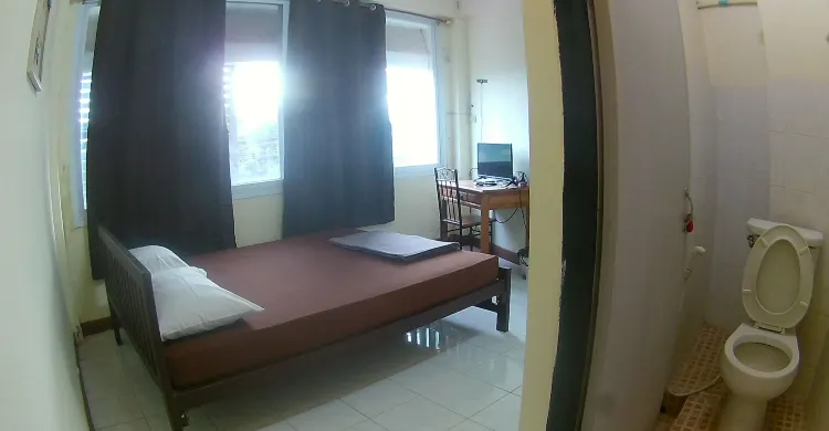 ห้องสแตนดาร์ด เตียงใหญ่ พร้อมพัดลม