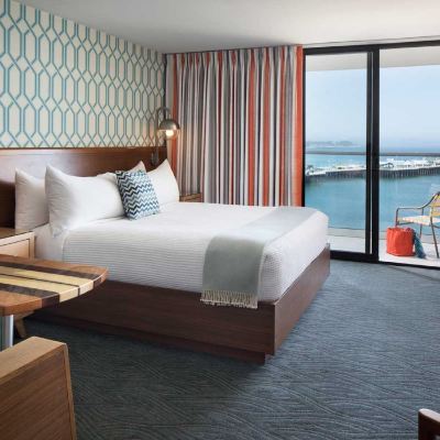 Superior Room, 1 King Bed, Ocean View (Ocean View Cloud-King) Dream Inn Santa Cruz Promo Code