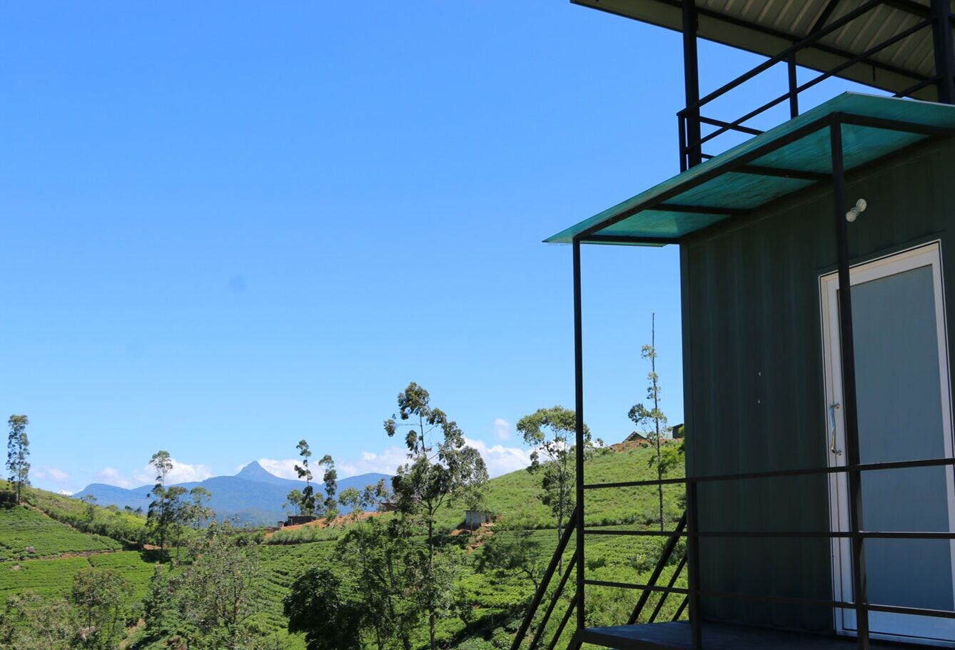 豪华小木屋，1张双人床，山景，花园区