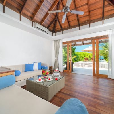 Deluxe Sunset Beach Villa With Pool Hideaway Beach Resort & Spa at Dhonakulhi Maldives Promo Code