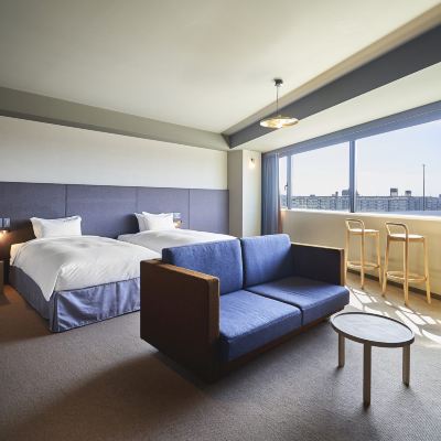 奢華豪華雙床房，床寬110釐米 【豪華】 【雙床房】 【無煙】 京都潤恩飯店優惠