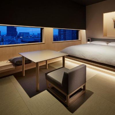 城市景觀雙人房-禁煙 新宿由緣温泉酒店優惠