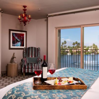 Deluxe King Room With Lake View The Chateau at Lake La Quinta Promo Code