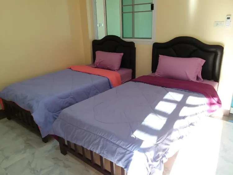 ห้องมาตรฐานเตียงแฝดมีวิวภูเขา