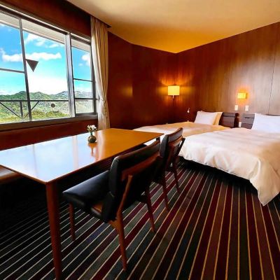 ラージツインルーム いこいの村ヘリテイジ美の山 クーポン