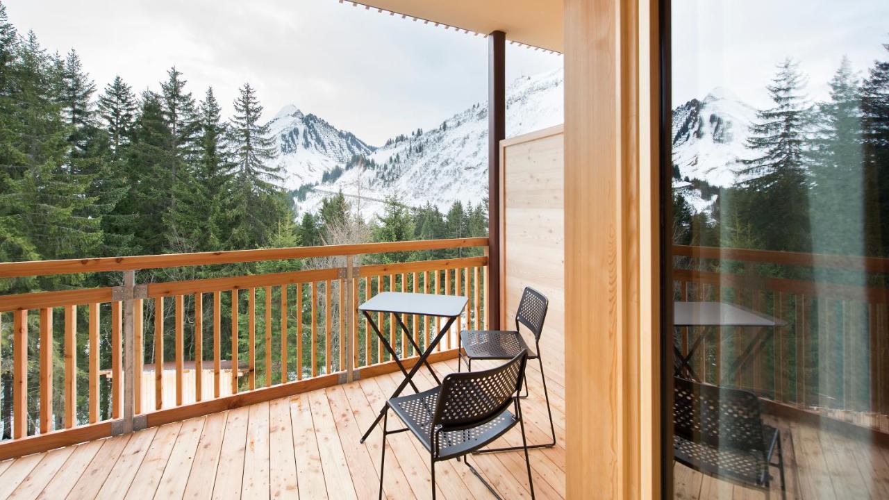 Adler Damüls Gasthof Hotel带阳台的小型套房